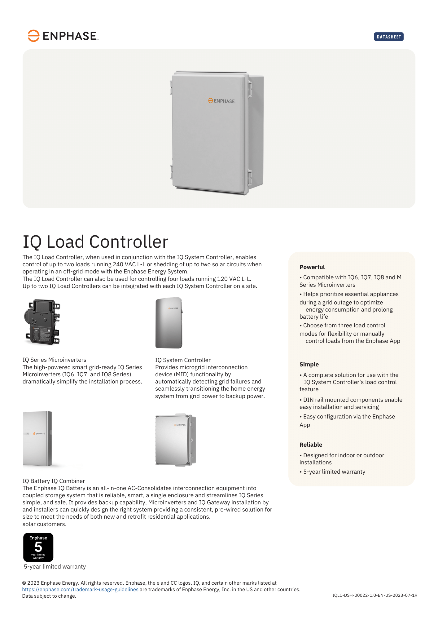 Enphase Load System Enphase IQ Load Controller – GreenMan Solar